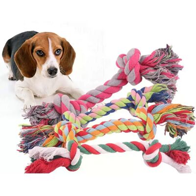 General Corde à mâcher à double nœud pour chien, jouet pour chiot, dents propres, corde tressée durable, jouet à mâcher pour animaux de compagnie, fournitures pour animaux de compagnie, fournitures pour chiens~07041 - Publicité General Corde à mâcher à double nœud pour chien, jouet pour chiot, dents propres, corde tressée durable, jouet à mâcher pour animaux de compagnie, fournitures pour animaux de compagnie, fournitures pour chiens~07041 - Publicité