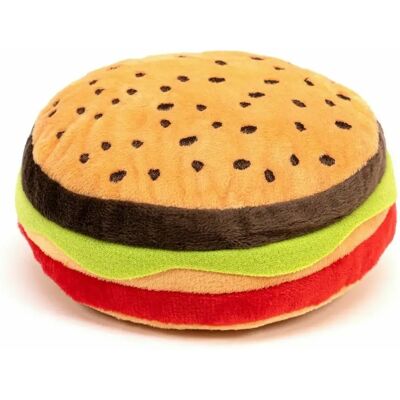 Gloria Jouet peluche pour chien en forme de hamburger Hamburdog - 14 x 6 cm - Publicité Gloria Jouet peluche pour chien en forme de hamburger Hamburdog - 14 x 6 cm - Publicité