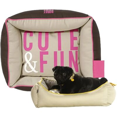 Les animaux de la fée Corbeille Lit pour chien rose - Lit pour chiens - Publicité Les animaux de la fée Corbeille Lit pour chien rose - Lit pour chiens - Publicité