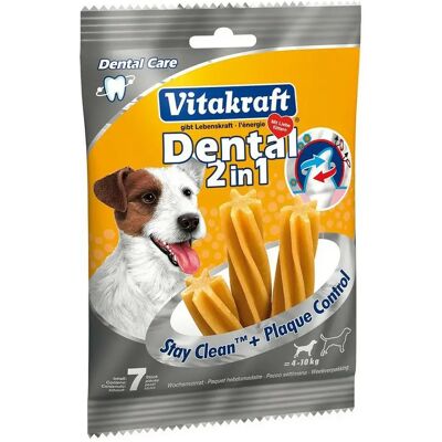 Vitakraft Friandise dentaire pour chien Dental 2in1 - Publicité Vitakraft Friandise dentaire pour chien Dental 2in1 - Publicité