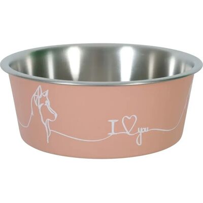 Zolux Gamelle antidérapante pour chien Love dog - 750 ml - Rose - Publicité Zolux Gamelle antidérapante pour chien Love dog - 750 ml - Rose - Publicité