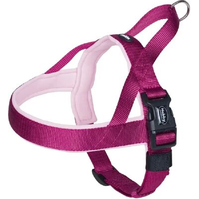 Harnais pour chien Nobby Preno - Rose/Fraise, L: 60-76 cm + 46 cm, B: 25/35 mm - Harnais pour chien - Publicité Harnais pour chien Nobby Preno - Rose/Fraise, L: 60-76 cm + 46 cm, B: 25/35 mm - Harnais pour chien - Publicité