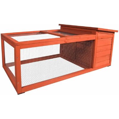 Flamingo Clapier Atto - Marron - 120 x 65 x 51 cm - Publicité Flamingo Clapier Atto - Marron - 120 x 65 x 51 cm - Publicité