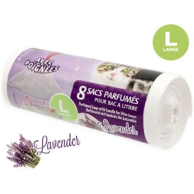AIME Sacs parfumés pour litière - Résistants, étanches, lot de 8 - Publicité AIME Sacs parfumés pour litière - Résistants, étanches, lot de 8 - Publicité
