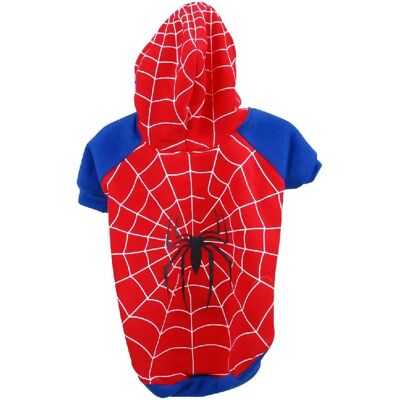 Dogi Costume pour chien Araignée - Taille S - Rouge - Publicité Dogi Costume pour chien Araignée - Taille S - Rouge - Publicité