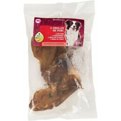 Aime Friandises pour Chien - Oreilles de Porc - Mâcher - 100% Naturel - Publicité Aime Friandises pour Chien - Oreilles de Porc - Mâcher - 100% Naturel - Publicité
