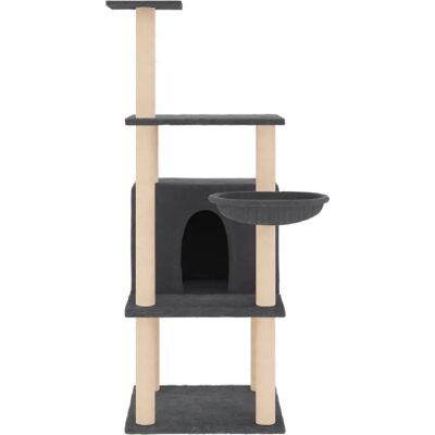 HelloShop26 - Tour d’arbre pour chats, gris foncé - Publicité HelloShop26 - Tour d’arbre pour chats, gris foncé - Publicité