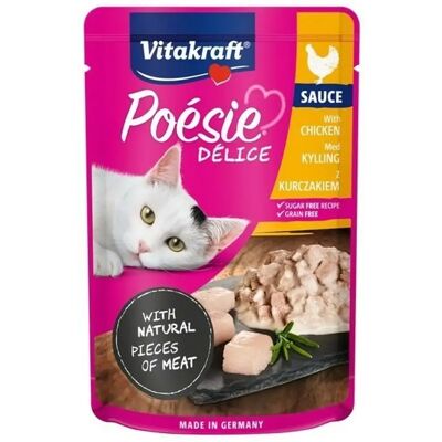VITAKRAFT Poésie Délice Kissan pâtée humide - 85g - Publicité VITAKRAFT Poésie Délice Kissan pâtée humide - 85g - Publicité