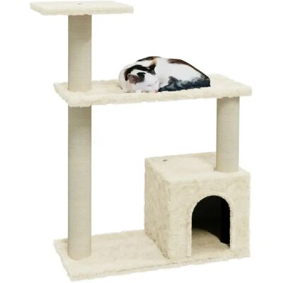 HelloShop26 - Cat Tree 70cm - crème - Cat tree - Publicité HelloShop26 - Cat Tree 70cm - crème - Cat tree - Publicité