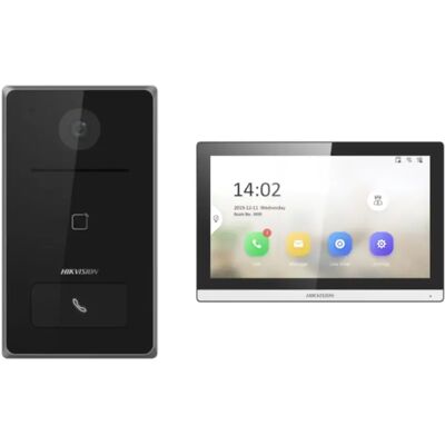 Kit de Visiophone IP Hikvision WiFi PoE IP65 - DS-KIS608-P - Publicité Kit de Visiophone IP Hikvision WiFi PoE IP65 - DS-KIS608-P - Publicité