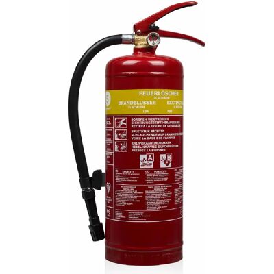 Extincteur Smartwares FEX-15230 - Mousse 3L pour classes A & B - Publicité Extincteur Smartwares FEX-15230 - Mousse 3L pour classes A & B - Publicité