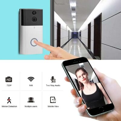 Yonis Interphone Vidéo HD 720P Vision Nocturne WiFi - Publicité Yonis Interphone Vidéo HD 720P Vision Nocturne WiFi - Publicité
