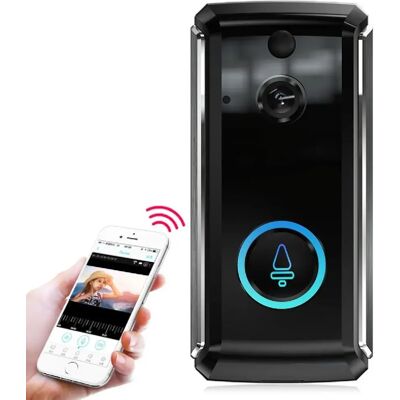 Yonis Interphone Vidéo WiFi Vision Nocturne 32GB - Publicité Yonis Interphone Vidéo WiFi Vision Nocturne 32GB - Publicité