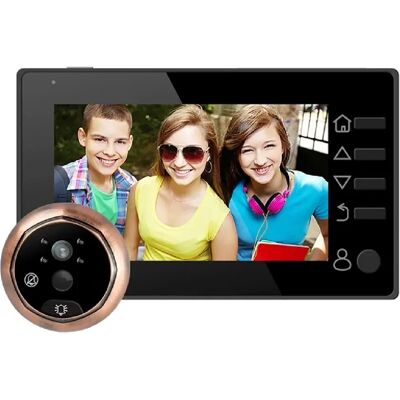 Yonis Interphone Vidéo Intelligent 3MP Avec Vision Nocturne Et Détection De Mouvement + SD 8Go - Publicité Yonis Interphone Vidéo Intelligent 3MP Avec Vision Nocturne Et Détection De Mouvement + SD 8Go - Publicité