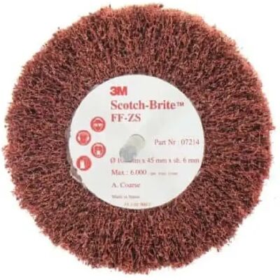 Brosse 3M Scotch-Brite Heavy-Duty - Diamètre 100mm - Outil de Finition - Publicité Brosse 3M Scotch-Brite Heavy-Duty - Diamètre 100mm - Outil de Finition - Publicité