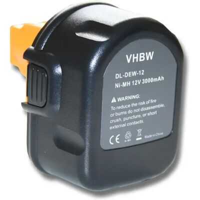 vhbw Batterie Dewalt 12V 3000mAh NiMH - Batterie - Publicité vhbw Batterie Dewalt 12V 3000mAh NiMH - Batterie - Publicité