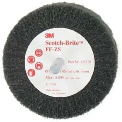 Brosse 3M Scotch-Brite FF-ZS Ø 75mm - Finition et Polissage - Publicité Brosse 3M Scotch-Brite FF-ZS Ø 75mm - Finition et Polissage - Publicité
