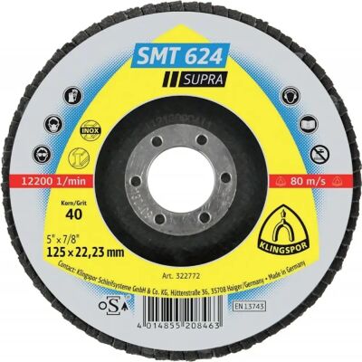 Disque de meulage Klingspor SMT624 180mm Grain 40 - Publicité Disque de meulage Klingspor SMT624 180mm Grain 40 - Publicité