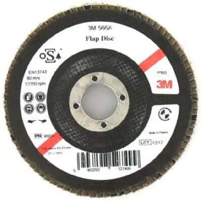 Disque abrasif 3M 566A Grain 80 - Outil de finition métal - Publicité Disque abrasif 3M 566A Grain 80 - Outil de finition métal - Publicité
