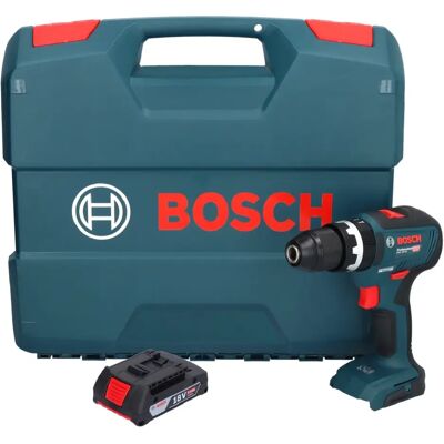 Bosch GSB 18V-55 Professional Perceuse-visseuse à percussion sans fil 18 V 55 Nm Brushless + 1x batterie 2,0 Ah + Coffret - sans chargeur - Publicité Bosch GSB 18V-55 Professional Perceuse-visseuse à percussion sans fil 18 V 55 Nm Brushless + 1x batterie 2,0 Ah + Coffret - sans chargeur - Publicité