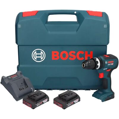 Bosch GSB 18V-55 Professional Perceuse-visseuse à percussion sans fil 18 V 55 Nm Brushless + 2x batterie 2,0 Ah + chargeur + Coffret - Publicité Bosch GSB 18V-55 Professional Perceuse-visseuse à percussion sans fil 18 V 55 Nm Brushless + 2x batterie 2,0 Ah + chargeur + Coffret - Publicité