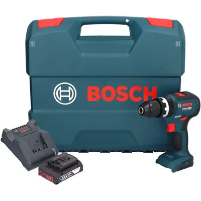 Bosch GSB 18V-55 Professional Perceuse-visseuse à percussion sans fil 18 V 55 Nm Brushless + 1x batterie 2,0 Ah + chargeur + Coffret - Publicité Bosch GSB 18V-55 Professional Perceuse-visseuse à percussion sans fil 18 V 55 Nm Brushless + 1x batterie 2,0 Ah + chargeur + Coffret - Publicité