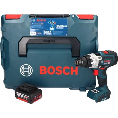 Bosch GSR 18V-150 C Professional Perceuse-visseuse sans fil 150 Nm Biturbo Brushless 18V + 1x Batterie 5,0 Ah + Coffret L-Boxx - sans chargeur - Publicité Bosch GSR 18V-150 C Professional Perceuse-visseuse sans fil 150 Nm Biturbo Brushless 18V + 1x Batterie 5,0 Ah + Coffret L-Boxx - sans chargeur - Publicité