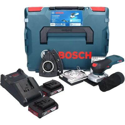 Bosch GSS 18V-13 Ponceuse vibrante sans fil 18 V + 2x batterie 2,0 Ah + chargeur + L-BOXX - Publicité Bosch GSS 18V-13 Ponceuse vibrante sans fil 18 V + 2x batterie 2,0 Ah + chargeur + L-BOXX - Publicité