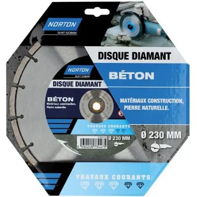 Disque Diamant Norton 230mm - Travaux de Construction - Publicité Disque Diamant Norton 230mm - Travaux de Construction - Publicité