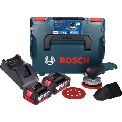 Bosch GEX 18V-125 Professional Ponceuse excentrique sans fil 18 V 125 mm Brushless + 2x batterie 4,0 Ah + chargeur + L-BOXX - Publicité Bosch GEX 18V-125 Professional Ponceuse excentrique sans fil 18 V 125 mm Brushless + 2x batterie 4,0 Ah + chargeur + L-BOXX - Publicité