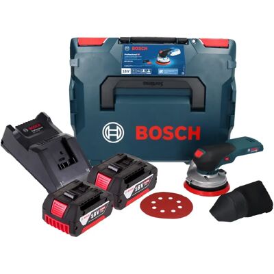 Bosch GEX 18V-125 Professional Ponceuse excentrique sans fil 18 V 125 mm Brushless + 2x batterie 5,0 Ah + chargeur + L-BOXX - Publicité Bosch GEX 18V-125 Professional Ponceuse excentrique sans fil 18 V 125 mm Brushless + 2x batterie 5,0 Ah + chargeur + L-BOXX - Publicité