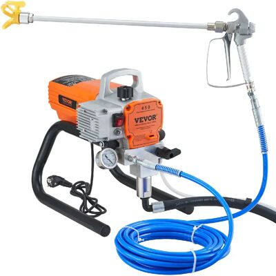 VEVOR - Pistolet à peinture sans air 1500W - 1.8 L/min - Publicité VEVOR - Pistolet à peinture sans air 1500W - 1.8 L/min - Publicité