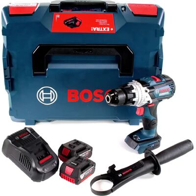 Bosch GSB 18V-110 C Perceuse-visseuse à percussion sans fil Professional 18V 110 Nm + 2x batterie 5,0 Ah + chargeur + L-Boxx - Publicité Bosch GSB 18V-110 C Perceuse-visseuse à percussion sans fil Professional 18V 110 Nm + 2x batterie 5,0 Ah + chargeur + L-Boxx - Publicité