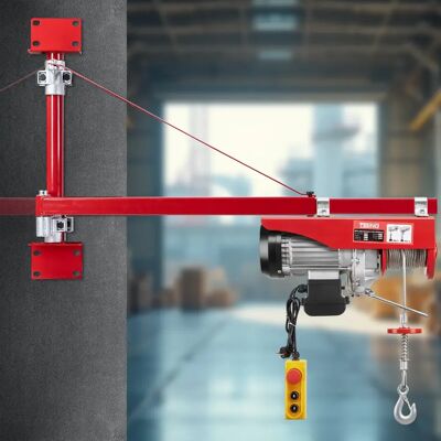 TEENO bras support palan électr. 200-600kg, treuil câble orientable 180°, atelier/garage - Publicité TEENO bras support palan électr. 200-600kg, treuil câble orientable 180°, atelier/garage - Publicité