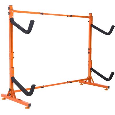 Support à Kayak VEVOR - Rangement extérieur ajustable pour 2 kayaks - Publicité Support à Kayak VEVOR - Rangement extérieur ajustable pour 2 kayaks - Publicité