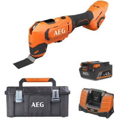 AEG - 18V - Brushless - 4.0Ah - Multi-tool - Publicité AEG - 18V - Brushless - 4.0Ah - Multi-tool - Publicité