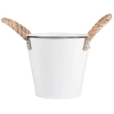 Rayher Mini seau blanc Ø 10,5 cm - Publicité Rayher Mini seau blanc Ø 10,5 cm - Publicité