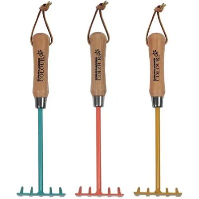 RATEAU FLEURS COLOURS MANCHE BOIS ASSO SPEAR & JACKSON - 50556 - Publicité RATEAU FLEURS COLOURS MANCHE BOIS ASSO SPEAR & JACKSON - 50556 - Publicité