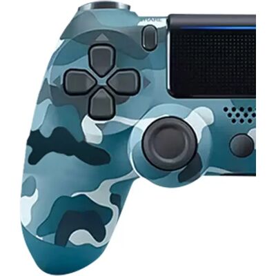 Générique Gamepad PS4 6 axes double vibration - Camo blue - Publicité Générique Gamepad PS4 6 axes double vibration - Camo blue - Publicité