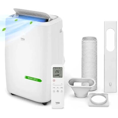Beko Climatiseur Mobile Connecté - 9000 Btu - Wi-fi & Commandes Vocales - Publicité Beko Climatiseur Mobile Connecté - 9000 Btu - Wi-fi & Commandes Vocales - Publicité