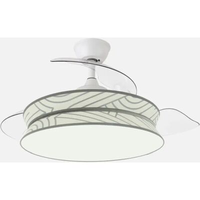 FABRILAMP Ventilateur plafond Decor DC 72 W Multicolore 108 cm - Publicité FABRILAMP Ventilateur plafond Decor DC 72 W Multicolore 108 cm - Publicité