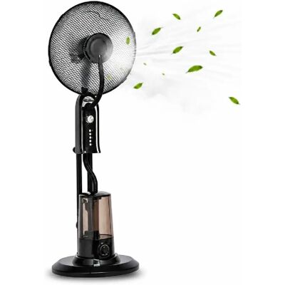 ECOPRICE Zephir Ventilateur sur Pied avec Brumisateur - 40cm - Publicité ECOPRICE Zephir Ventilateur sur Pied avec Brumisateur - 40cm - Publicité