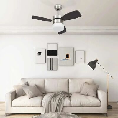VidaXL Ventilateur de Plafond 76 cm - Marron foncé - Publicité VidaXL Ventilateur de Plafond 76 cm - Marron foncé - Publicité