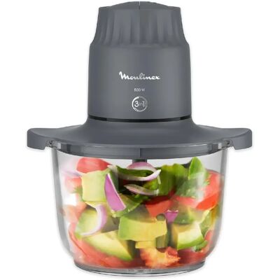 Moulinex Hachoir Électrique 500W – Bol Verre 2L, 4 Lames Inox - Publicité Moulinex Hachoir Électrique 500W – Bol Verre 2L, 4 Lames Inox - Publicité