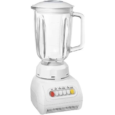 Avizar Blender Électrique 400W 1.5L Design Compact Mixage Rapide Blanc - Publicité Avizar Blender Électrique 400W 1.5L Design Compact Mixage Rapide Blanc - Publicité