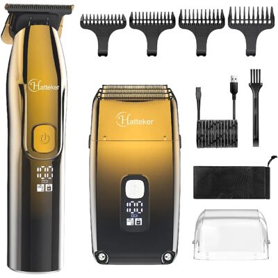 Hatteker RSCW-767 Tondeuse Cheveux et Barbe Rasoir électrique 2 en 1 - Publicité Hatteker RSCW-767 Tondeuse Cheveux et Barbe Rasoir électrique 2 en 1 - Publicité