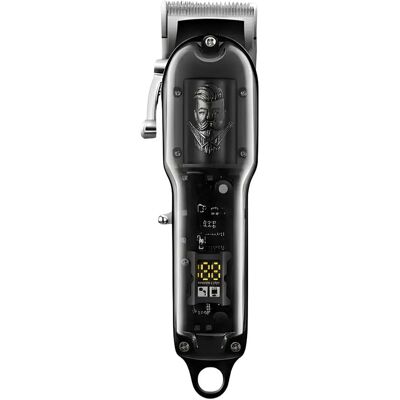 Avizar Tondeuse Cheveux et Barbe 2000mAh Autonomie 100 minutes avec Écran et Guides Noir - Publicité Avizar Tondeuse Cheveux et Barbe 2000mAh Autonomie 100 minutes avec Écran et Guides Noir - Publicité