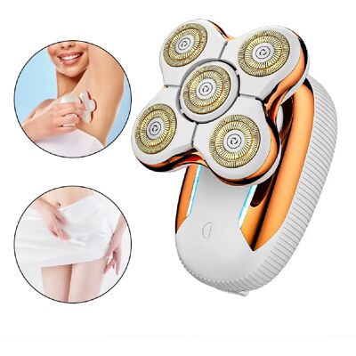 Tondeuse Corps Femme 5en1 HATTEKER 18K IPX6 Rechargeable Légère - Publicité Tondeuse Corps Femme 5en1 HATTEKER 18K IPX6 Rechargeable Légère - Publicité