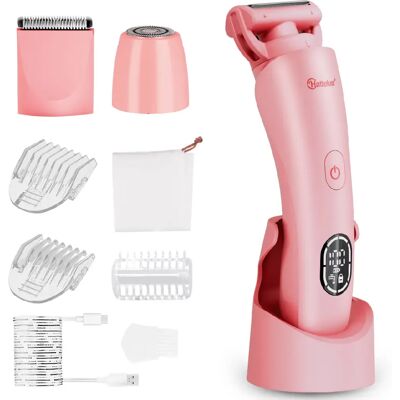 Épilateur RFC-578 HATTEKER rasoir électrique pour femmes, 3-en-1, Wet&Dry Rose - Publicité Épilateur RFC-578 HATTEKER rasoir électrique pour femmes, 3-en-1, Wet&Dry Rose - Publicité