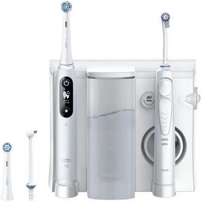 Brosse à dents électrique Oral-B iO6 & OxyJet et hydropulseur - Brosse électrique - Publicité Brosse à dents électrique Oral-B iO6 & OxyJet et hydropulseur - Brosse électrique - Publicité